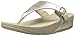 FitFlop Women's The Skinny Leather Toe-Thong Sandals, Pale Gold, 6 M US