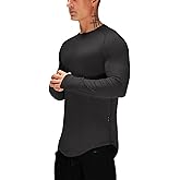 Mens Gym Workout Slim Fit Short Sleeve T-Shirt Cotton Performance Athletic Shirts Running Fitness Tee Loungewear
