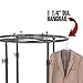 Econoco PSRD36 Adjustable Height Pipeline Round Garment Rack, 36