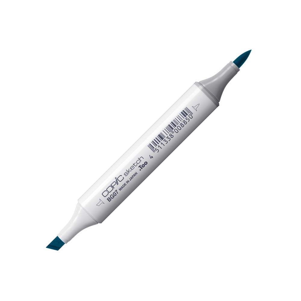 Copic Sketch Coloured Marker Pen - (BG-07) Petroleum Blue, For Art & Crafts, Colouring, Graphics, Highlighter, Design, Anime, Professional & Beginners, Art Supplies & Colouring Books — image 1