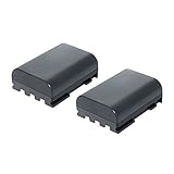 Bonacell 2 Pack 1700mAh Replacement Canon NB-2L/ NB-2LH Battery for Canon PowerShot S80 S70 S60 S50 S45 S40 S30 G9 G7 DC420 DC410 VIXIA HF EOS 400D 350D Digital Rebel XTi XT