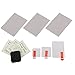 [3pcs] Tempered Glass Screen Lens Protector for GoPro Hero 5 Action Camera Accessories with Lens Cap
