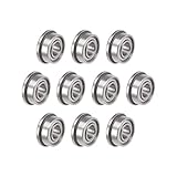 uxcell F683ZZ Flanged Ball Bearing 3x7x3mm Shielded