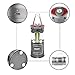 Rechargeable Camping Lantern, COSOOS LED Lantern Flashlights with Built-in Battery, 4 Lighting Mode, Best for Tent, Hiking, Outages, Emergency, Hurricane, Support AA Battery(Not Included)