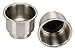 Amarine Made Stainless Steel Cup Drink Holder with Drain Marine Boat Rv Camper (3-Pack)