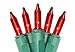 Northlight Set of 50 Red Mini Christmas Lights 2.5