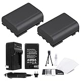 NB-2L/NB-2LH Battery 2-Pack Bundle with Rapid Travel Charger and UltraPro Accessory Kit for Select Canon Cameras Including EOS Digital Rebel XT, XTi, EOS 350D, and 400D