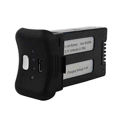 Maonetâ¤ï¸ 3.7V 1000mAh Drone Li-Po Battery Quadcopter Battery Parts Aircraft for SJ S20W (Black)