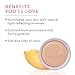 100% PURE Gemmed Luminizer, Rose Gold, Face Highlighter for Glowing Skin, Natural Shimmer, Illuminator Makeup (Warm, Peachy Gold) - 0.32 oz
