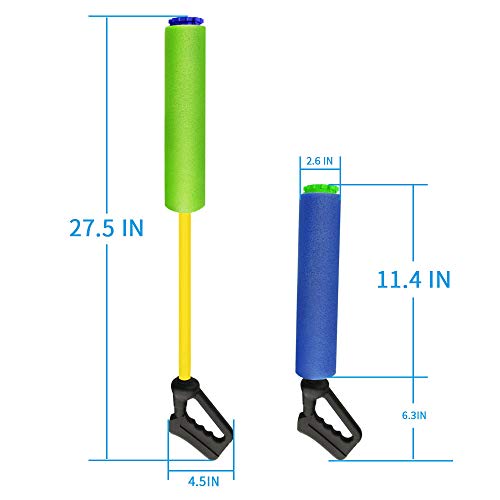 Baztoy Water Gun Water Blaster Soaker Squirt Toys for Kids High Capacity Swimming Pool Beach Summer Water Fighting Game Outdoor Toys Outside for Boys Girls and Adults (2 Pack) - Thumbnail 5