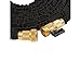 Riemex 100ft Black Expandable Garden Water Hose-TRIPLE LATEX-TOP QUALITY- Brass Fittings Connectors, Flexible - for all Watering Needs (100 FT, Black)