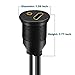 BATIGE HDMI & 3.5mm Male to Female 3.5mm + HDMI Car Mount Flush Extension Cable with Mounting Panel - 3ft