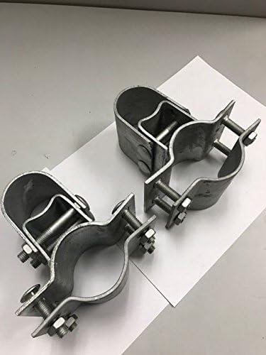 Pressed Steel Industrial Butt Hinges - Gate Frame 1-5/8" or 1-7/8" (2 Sets Pack) (2-3/8")