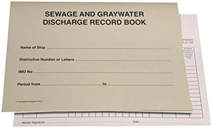 Sewage and Graywater Discharge Record Book