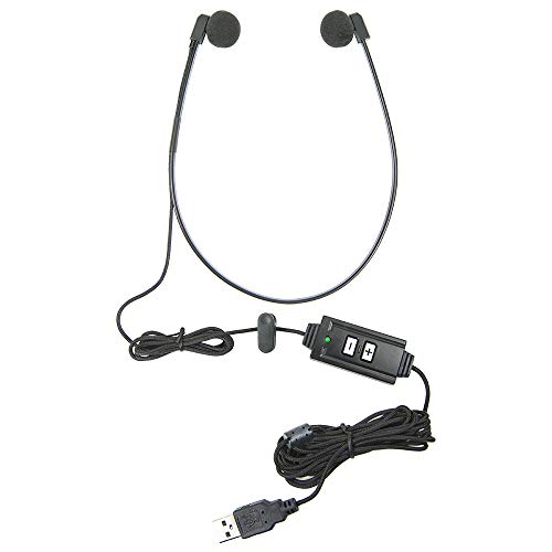 Infinity in-USB-2 USB Foot Pedal with WHUCUSB-A Antimicrobial USB Headset & USB Hub