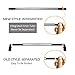 Stainless Steel Foldable Straws - 2 PACK Portable Collapsible Reusable Medical-Grade Food-Grade Silicone Tip Drinking Straw with Black Hard Case and Cleaning Squeegee