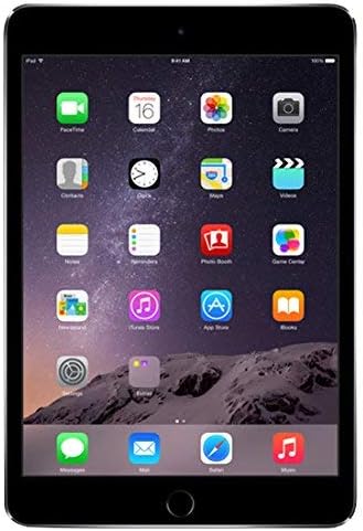 Apple iPad Mini 3 128GB Wi-Fi - Space Grey (Renewed)
