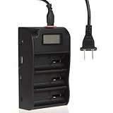 TrustFire LED Display USB 3-Slot Smart Battery Charger for 18650 / 25500 / 26650 / 26700 / 32650