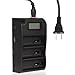 TrustFire LED Display USB 3-Slot Smart Battery Charger for 18650 / 25500 / 26650 / 26700 / 32650