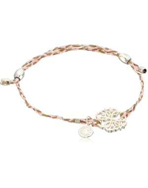 Womens Precious Threads - Path Of Life Petunia Braid Bracelet