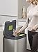 Joseph Joseph Intelligent Waste Totem Kitchen Trash Can and Recycle Unit with Compost Bin, 16 gallon / 60 liter, Stainless Steel
