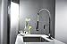 BWE Modern Oil Rubbed Bronze Commercial Pull Down Two Handle Kitchen Sink Faucet with Swivel Pull Out High Pressure Lock Sprayer Commercial Pre Rinse Faucet