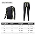 Tesuwel 2/3/4 Pcs Boys Girls Base Layer Athletic Compression Leggings and Shirts Thermal Underwear Set Running Pants Tights