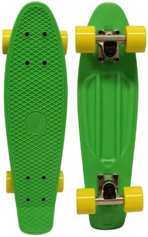 Plastic Mini Cruiser Skateboard Complete Old School 6" x 22-Inch
