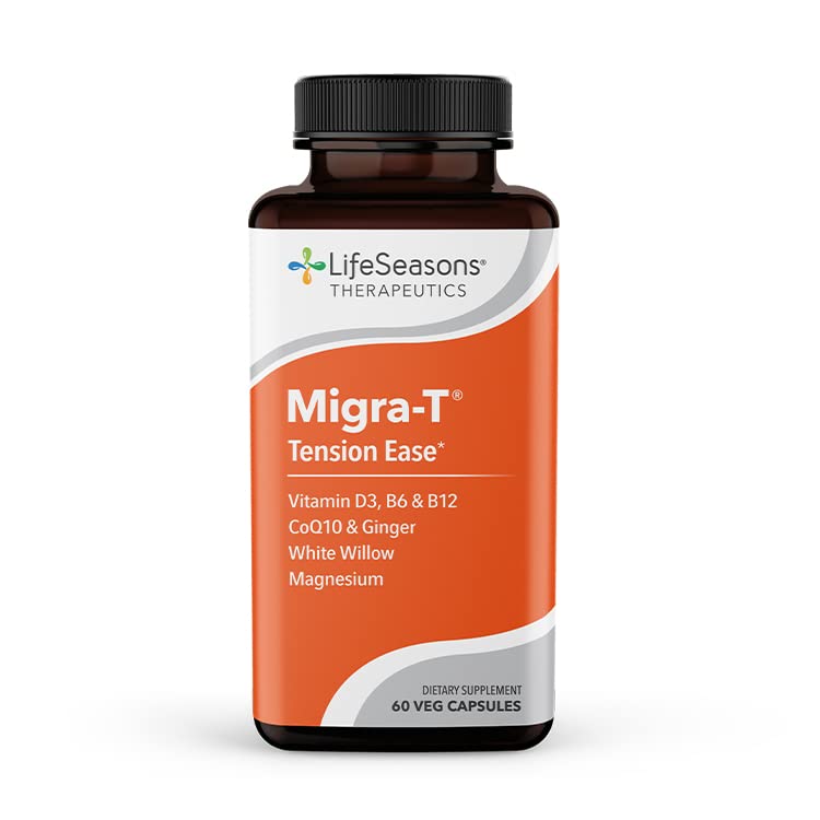 LifeSeasons MigraT Migraine Relief Supplement Natural Migraine