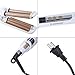 Hair Deep Waver,Temperature Adjustable LCD Display Tourmaline Ceramic Hair Styling Tool Hair Barrel Curler Curling Iron