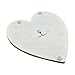 Heart Shaped Marble Kitchen Chopping Board - White
