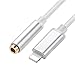 Lightning to 3.5mm Audio Headphone Jack Adapter, ADABUNNY Lightning to 3.5mm Female Headphone Jack Adapter Cable Converter for iPhone 7/7 Plus (Silver)-No Calling and Music Control