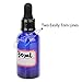 COQOFA 200 pcs PVC Heat Shrink Wrap Bands for 1oz 30ml Glass Dropper Bottles Sealer Clear Perforated
