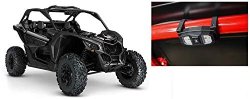 Can-Am Maverick X3 HyperWhite 300 Lumens LED Dome Light+Cage Clamps+Billet Mount