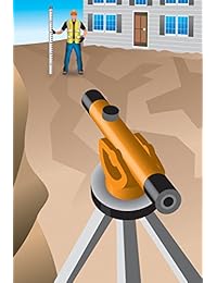 Nivel de Johnson y herramienta 40 6910 Nivel de tránsito de 22X pies de constructor