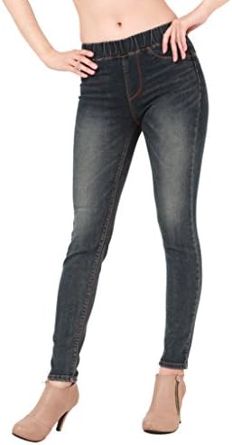 Mascara Women Stretch Skinny Jeans Jeggings Pants New Light Blue Jean Medium