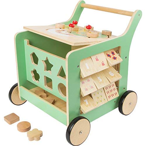 small foot Lauflernwagen "Move it!", aus 100% FSC®-Zertifiziertem Holz, Motorikspielzeug und Lauflernhilfe, 10947 – Bild 3