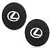 yyyycar 2 Pack Car Cup Holder Coasters for Lexus 2.75'' Diameter Silicone Auto Coasters (Fit Lexus)