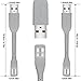 [2-Pack] TUSITA Charger for Jawbone UP2 UP3 UP4 - USB Charging Cable 10cm - Fitness Tracker Accessories