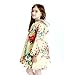 Kids Peony Print Hooded Waterproof Raincoat Rain Coats/Jacket for Girls for Boy