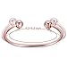 Rainso Elegant Pure Copper Magnetic Therapy Bracelet Bangle Pain Relief for Arthritis Wristband Adjustable (Copper Bangle)