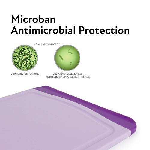 Neoflam Microban Antimicrobial Protection Cutting Board 11'', Stain