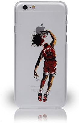 Goldgift Nba Basketball Player Star Michael Jordan Phone Case for Iphone 6 6s Back Cover (07)