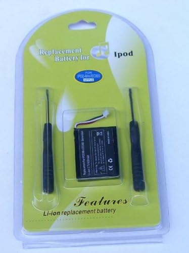 Amazon Ipod Mini 対応 交換用 内蔵バッテリー700mah 工具付 分解解説書付 画像解説 動画解説 初期不良保証 豪華6点セット 激安なんでも屋 デジタルオーディオアクセサリ