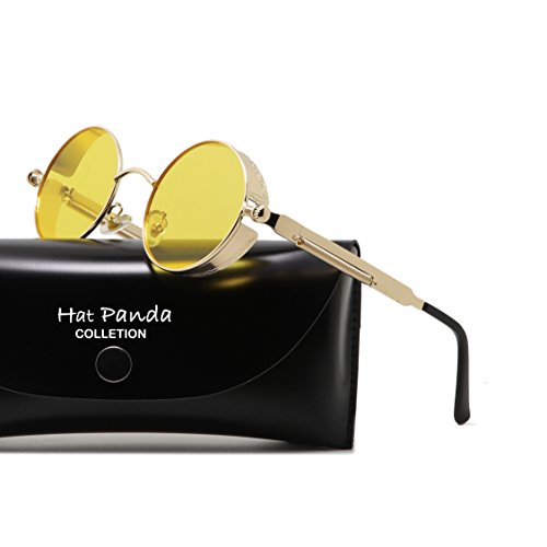 Steampunk Sunglasses Lennon Glasses Amazon Round Polarized