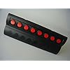 Amarine-made-8-Gang-Waterproof-Round-Rocker-Switch-Panel-Black-for-Boat-Marine-Bridge-Control-Push-Button-Circuit-Breakers-Overload-Protected-12v-24v
