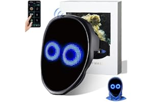 Ompusos Led Mask, Light Up Mask with Gesture Sensing, LED Lighted Face Transforming Halloween Mask, Costume Cosplay Party