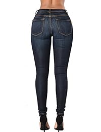 zhenwei dama Skinny Jeans Juniors elástico Slim Fit Butt Lift Denim pantalones