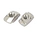 Uxcell a16050300ux0552 M3 Thread Hammer Head T Slot Drop in T-Nuts for 20 Series Aluminum Profile (Pack of 10)