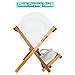 Bamboo Dish Rack, ANKO 100% Natural Bamboo 2-Tier Collapsible Dish Drying Rack Kitchen Utensil Holder, Wooden Dish Drainer. (NATURAL-1 PACK)